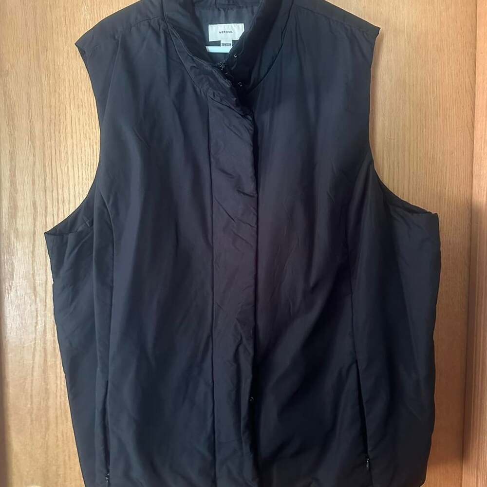 Merona Black Down Puffer Vest